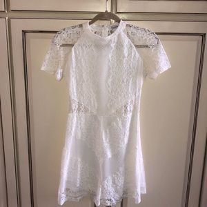White Lace Mini Dress ONLY WORN ONCE!!! size small